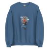 Unisex Crew Neck Sweatshirt Indigo Blue Front 65476e049fab5.jpg