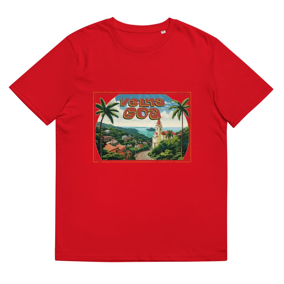 Unisex Organic Cotton T Shirt Red Front 651fa187727ee.jpg