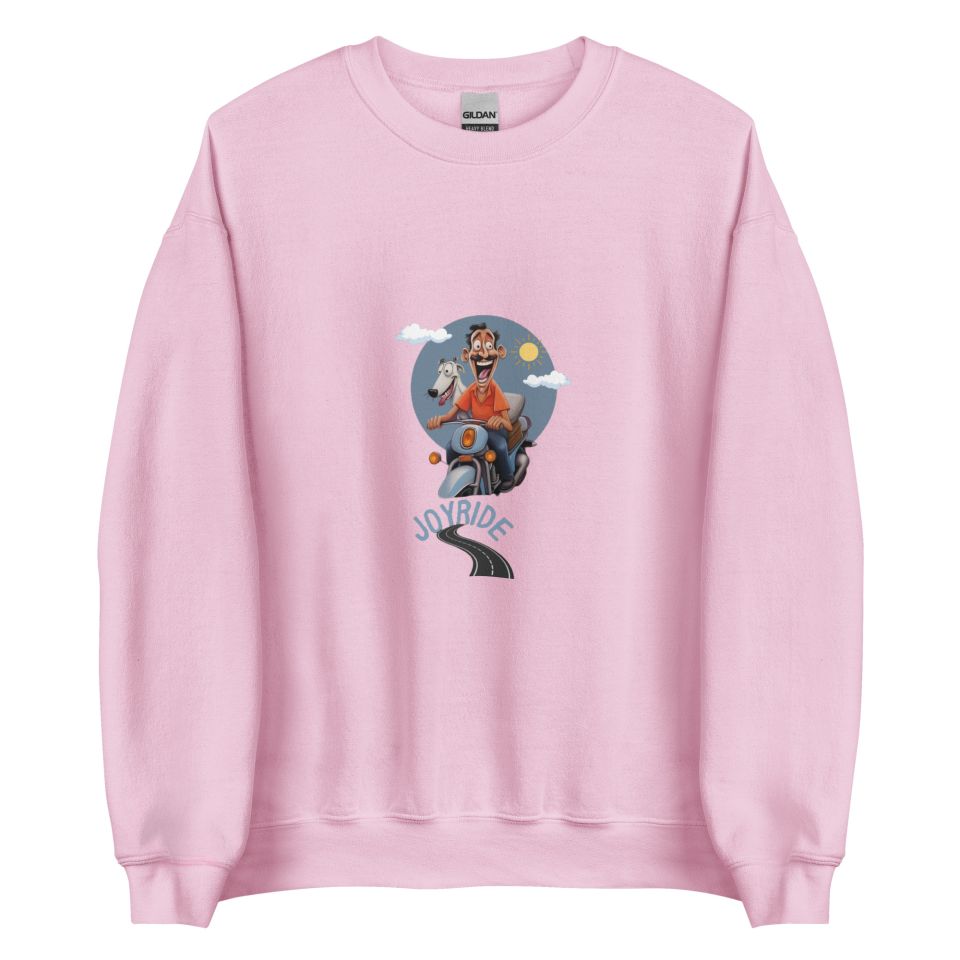 Unisex Crew Neck Sweatshirt Light Pink Front 65476e04a5d78.jpg