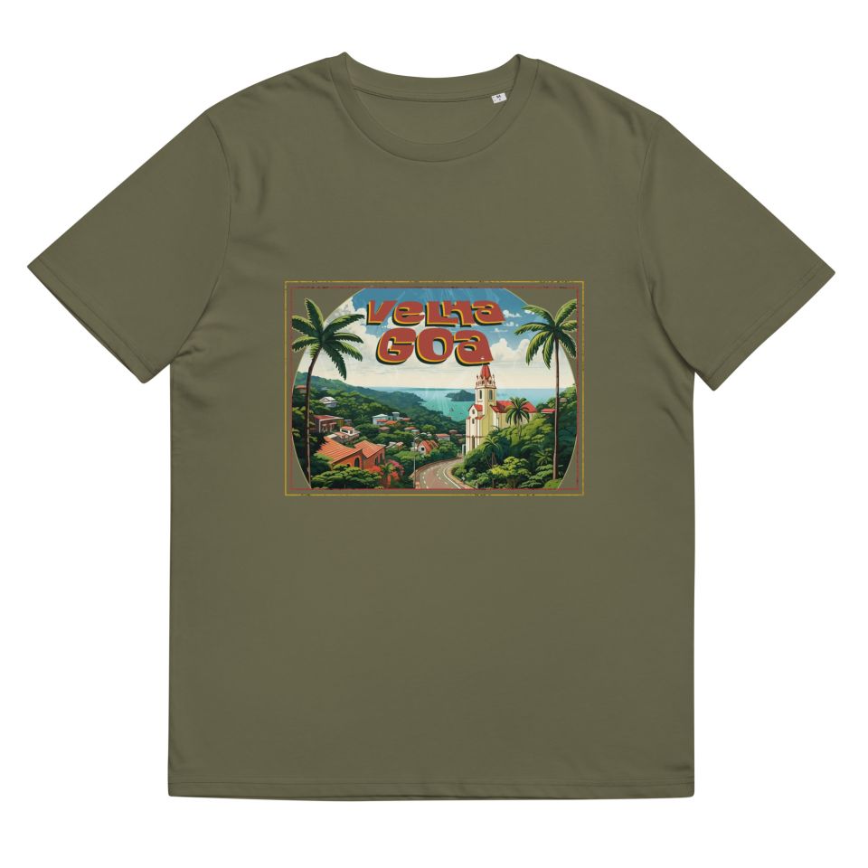 Unisex Organic Cotton T Shirt Khaki Front 651fa18773dbd.jpg