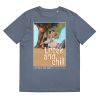 Unisex Organic Cotton T Shirt Dark Heather Blue Front 651c436609039.jpg