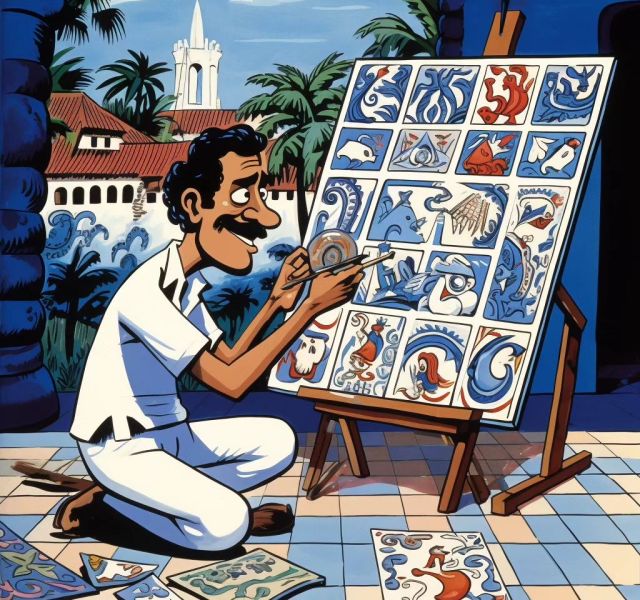 Crafting Stories: The Art Of Goan Azulejos