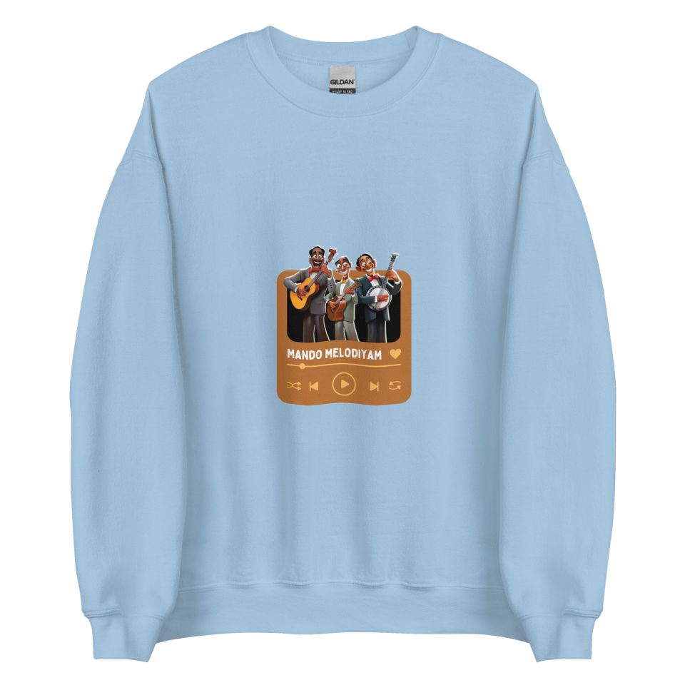 Unisex Crew Neck Sweatshirt Light Blue Front 654de8ce91161.jpg