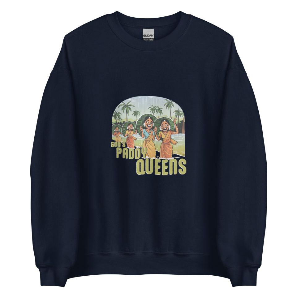 Unisex Crew Neck Sweatshirt Navy Front 653cb5a1c22ed.jpg