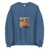 Unisex Crew Neck Sweatshirt Indigo Blue Front 653d4b72d1bff.jpg