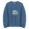 Unisex Crew Neck Sweatshirt Indigo Blue Front 654e0257cdcec.jpg