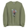 Unisex Crew Neck Sweatshirt Military Green Front 65476e04a0a17.jpg