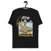 Unisex Organic Cotton T Shirt Black Front 65239a2a1f90b.jpg
