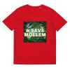 Unisex Organic Cotton T Shirt Red Front 651f9e666c77c.jpg