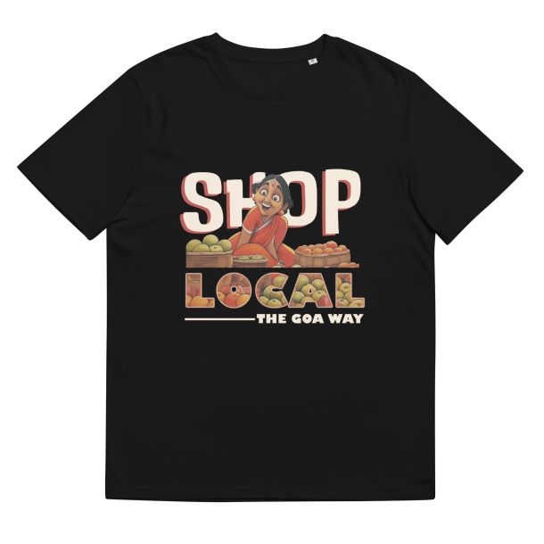 Unisex Organic Cotton T Shirt Black Front 651f9ed4e46e8.jpg