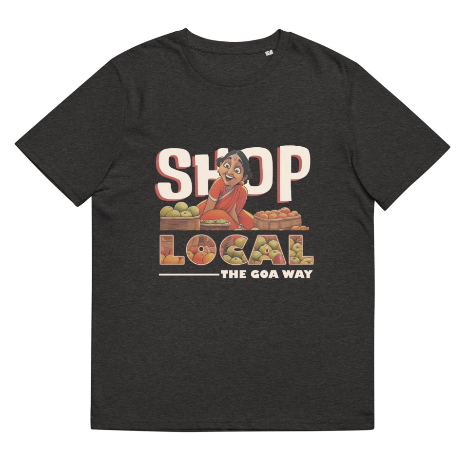 Unisex Organic Cotton T Shirt Dark Heather Grey Front 651f9ed4e7da6.jpg