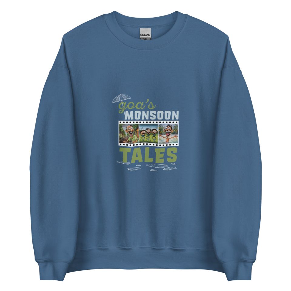 Unisex Crew Neck Sweatshirt Indigo Blue Front 653d48e92ff03.jpg
