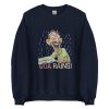 Unisex Crew Neck Sweatshirt Navy Front 653cb3cd67295.jpg