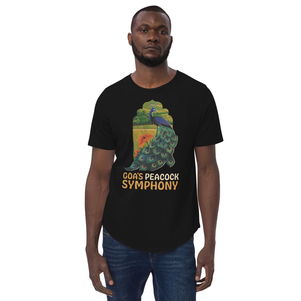 Mens Curved Hem T Shirt Black Front 650d3c086277a.jpg