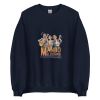 Unisex Crew Neck Sweatshirt Navy Front 653e8c778ec3e.jpg