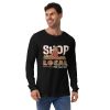 Unisex Long Sleeve Tee Black Front 6503f13422793.jpg