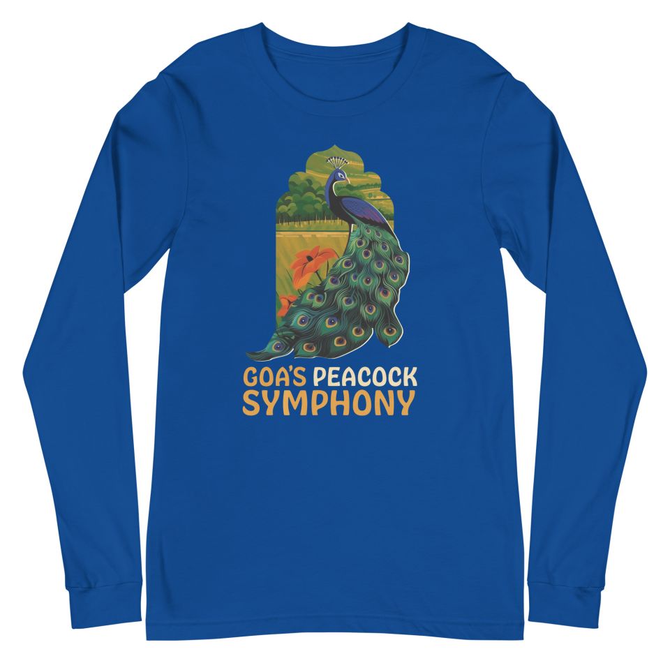 Unisex Long Sleeve Tee True Royal Front 6503ef58714ce.jpg