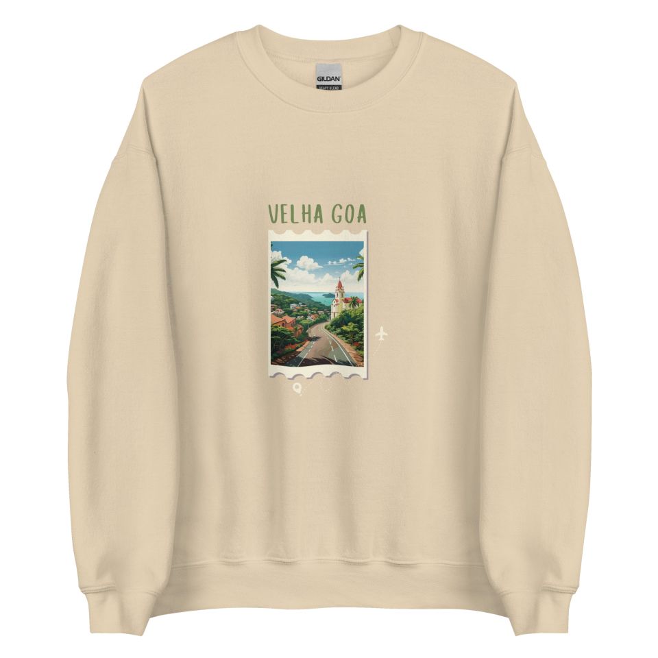 Unisex Crew Neck Sweatshirt Sand Front 654de3fea4a7d.jpg