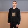 Unisex Crew Neck Sweatshirt Black Front 653d4b72cdebb.jpg