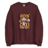 Unisex Crew Neck Sweatshirt Maroon Front 6538e0824a748.jpg