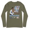 Unisex Long Sleeve Tee Military Green Front 6503ebf0ece7c.jpg