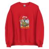 Unisex Crew Neck Sweatshirt Red Front 653e8942f1a3f.jpg
