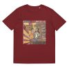 Unisex Organic Cotton T Shirt Burgundy Front 65239ab1e7273.jpg