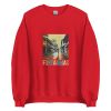 Unisex Crew Neck Sweatshirt Red Front 6538e24e4fd57.jpg