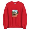 Unisex Crew Neck Sweatshirt Red Front 654e030b193c3.jpg