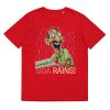 Unisex Organic Cotton T Shirt Red Front 651cfdd77c562.jpg