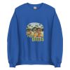 Unisex Crew Neck Sweatshirt Royal Front 653cb5a1c4091.jpg