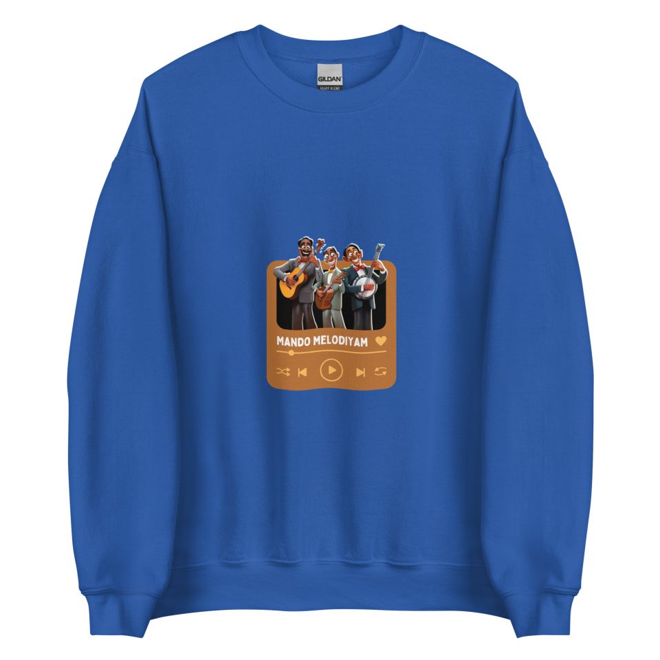 Unisex Crew Neck Sweatshirt Royal Front 654de8ce8dfa8.jpg