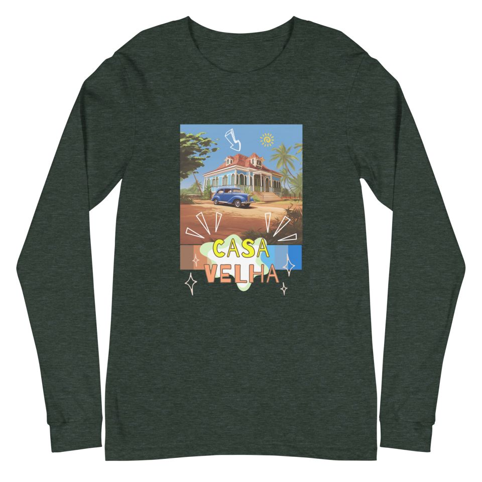 Unisex Long Sleeve Tee Heather Forest Front 65093519dfb33.jpg