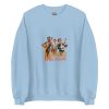 Unisex Crew Neck Sweatshirt Light Blue Front 653e8c7793a5e.jpg