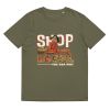 Unisex Organic Cotton T Shirt Khaki Front 651f9ed4e9d8b.jpg