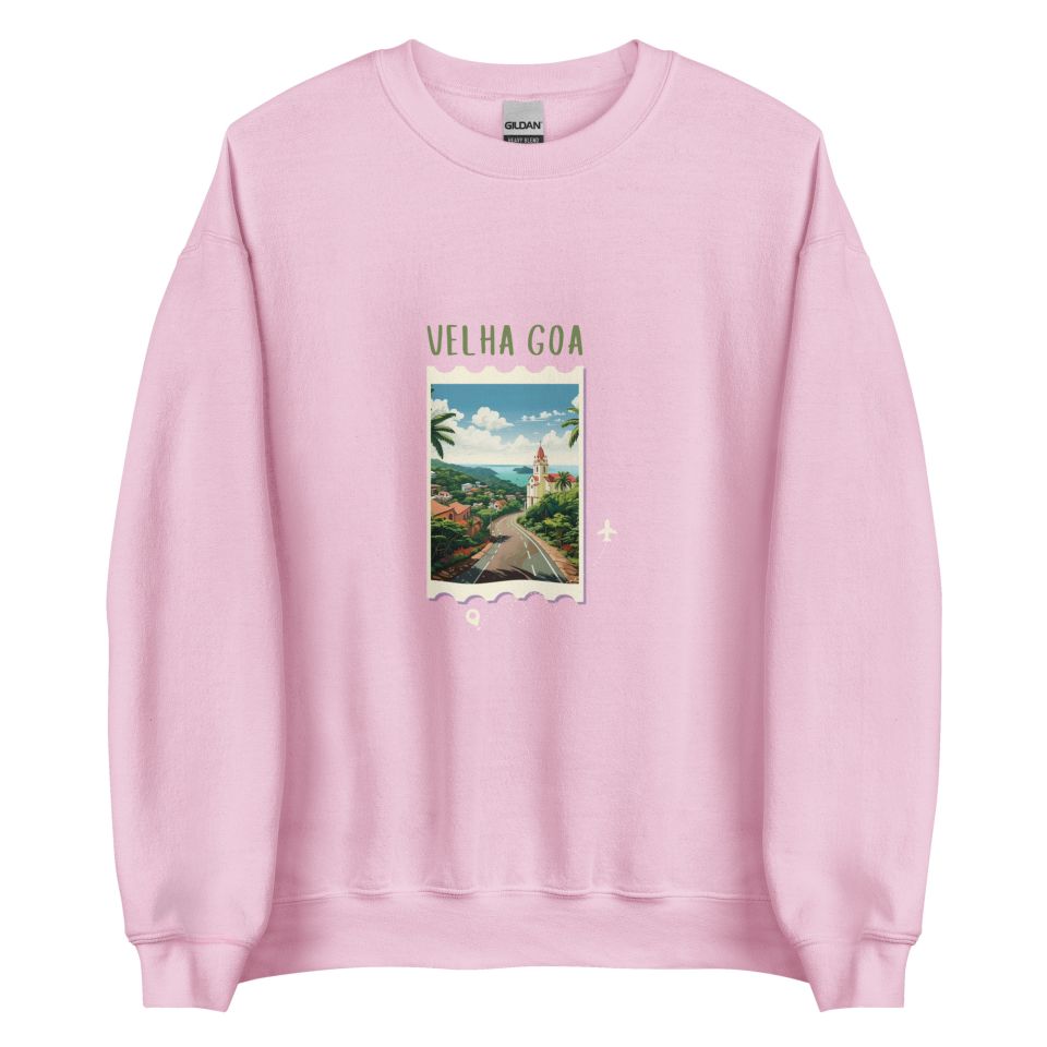 Unisex Crew Neck Sweatshirt Light Pink Front 654de3fea613a.jpg
