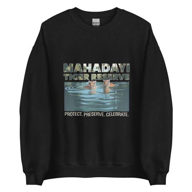 Unisex Crew Neck Sweatshirt Black Front 653cb35c54e0d.jpg
