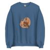 Unisex Crew Neck Sweatshirt Indigo Blue Front 653e8b0fdd6e2.jpg