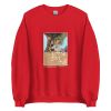 Unisex Crew Neck Sweatshirt Red Front 6538b72e92615.jpg