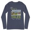 Unisex Long Sleeve Tee Heather Navy Front 650814e2c7679.jpg