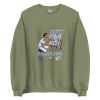 Unisex Crew Neck Sweatshirt Military Green Front 653cb47f5e96a.jpg