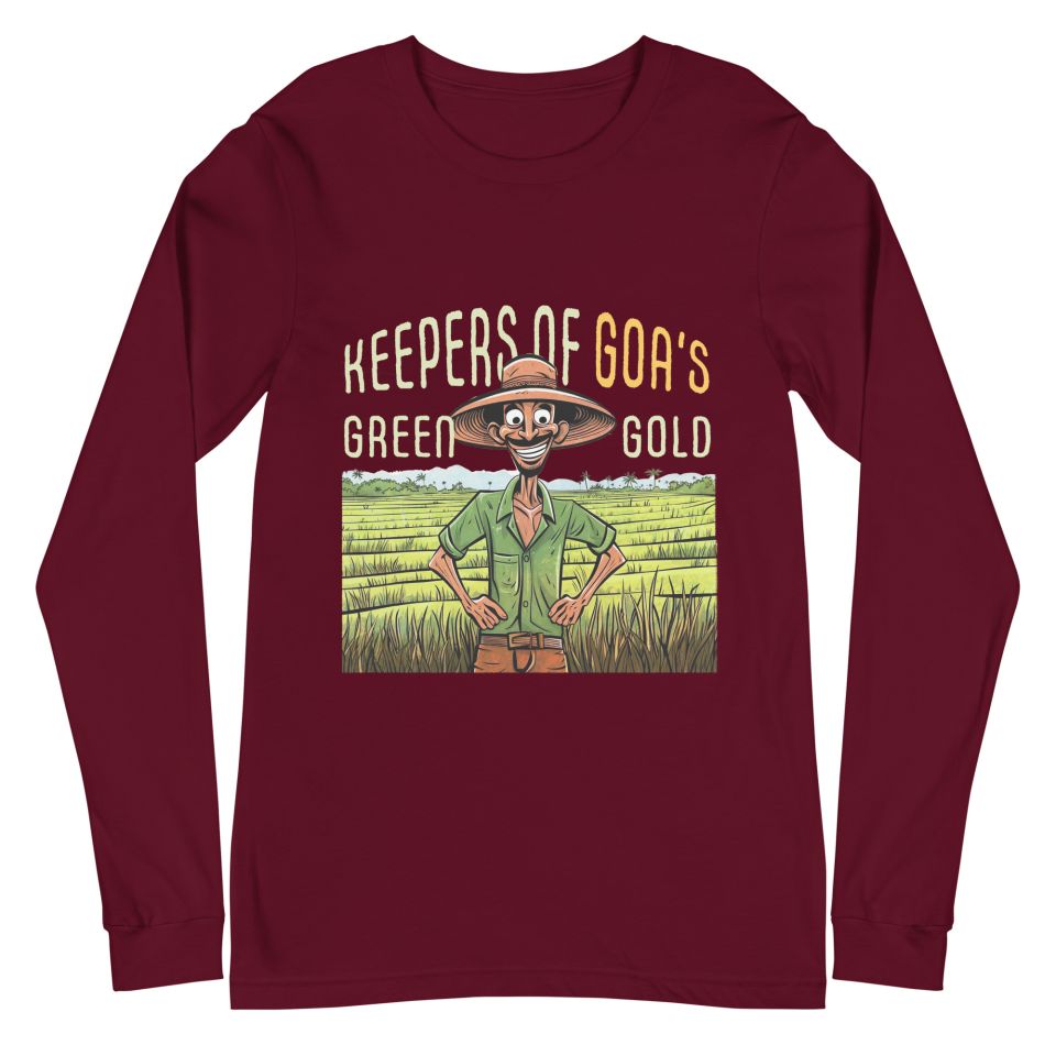 Unisex Long Sleeve Tee Maroon Front 650932e0e16c8.jpg