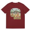 Unisex Organic Cotton T Shirt Burgundy Front 651f9d7e2062d.jpg