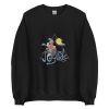 Unisex Crew Neck Sweatshirt Black Front 653e8a71617a1.jpg