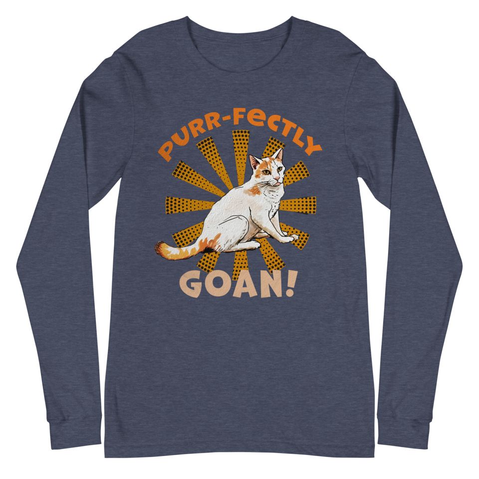 Unisex Long Sleeve Tee Heather Navy Front 65093243bd6fb.jpg