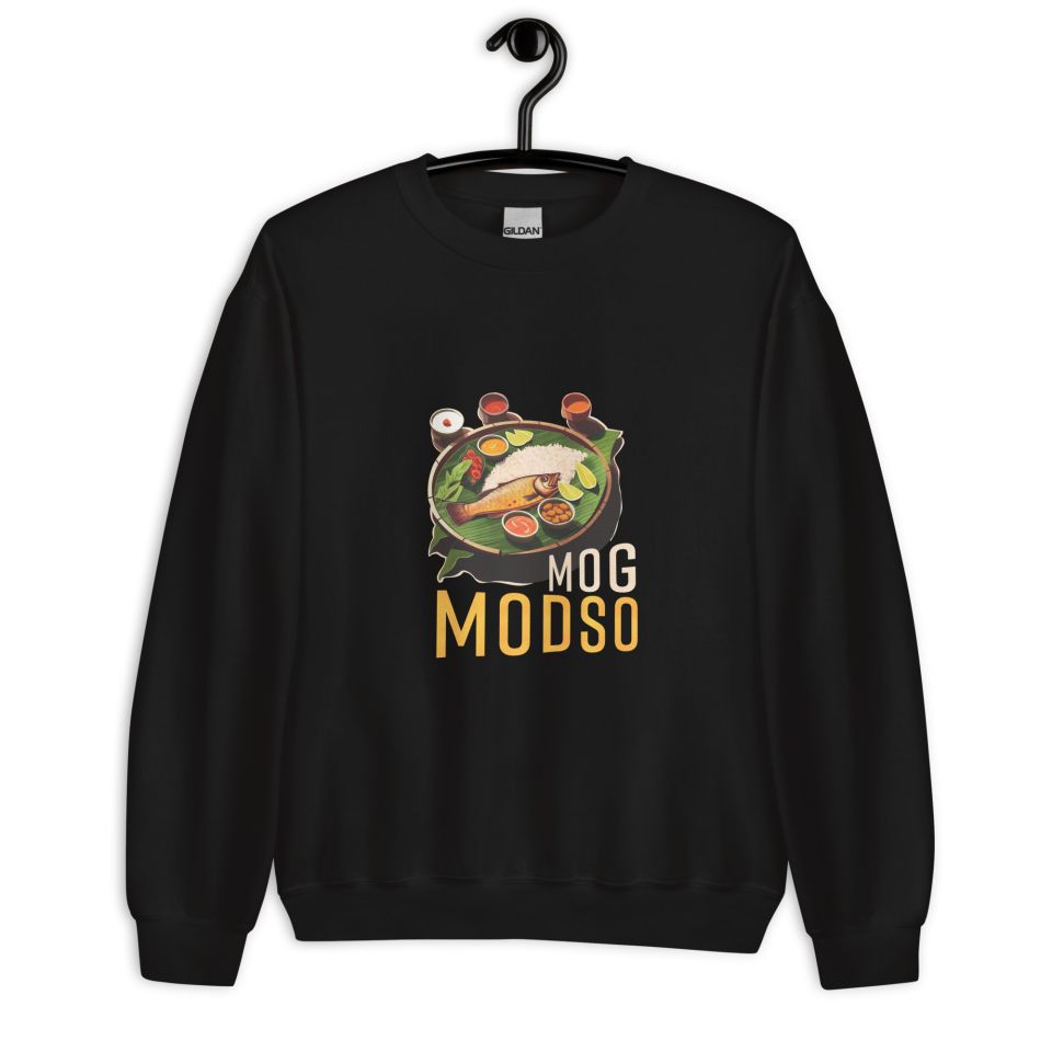 Unisex Crew Neck Sweatshirt Black Front 6538e1e481fc2.jpg