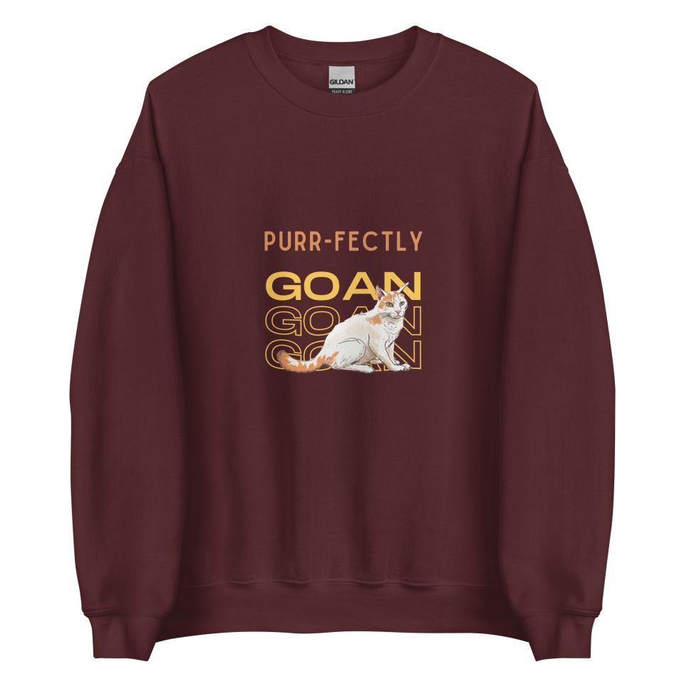 Unisex Crew Neck Sweatshirt Maroon Front 654e0398cbd01.jpg
