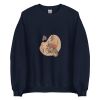 Unisex Crew Neck Sweatshirt Navy Front 653e8b0fdb3d4.jpg
