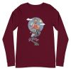 Unisex Long Sleeve Tee Maroon Front 6546752e0f722.jpg