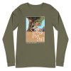 Unisex Long Sleeve Tee Military Green Front 6502aba3c4896.jpg